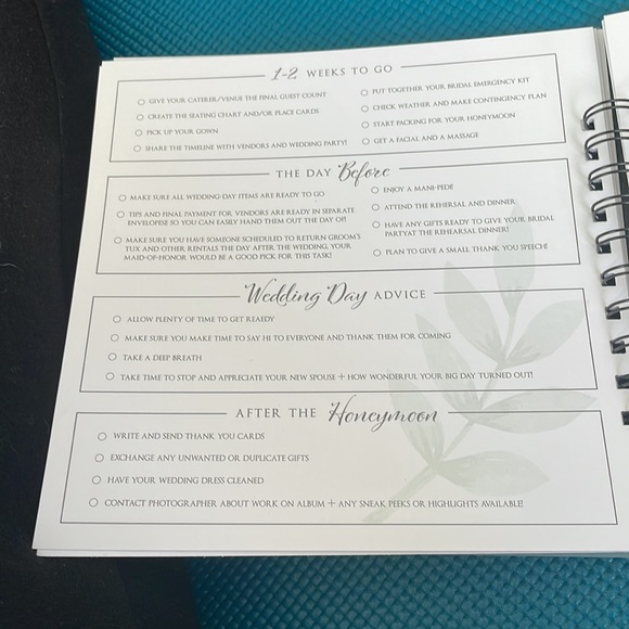 Wedding Planner notebook - Picture 5 of 10